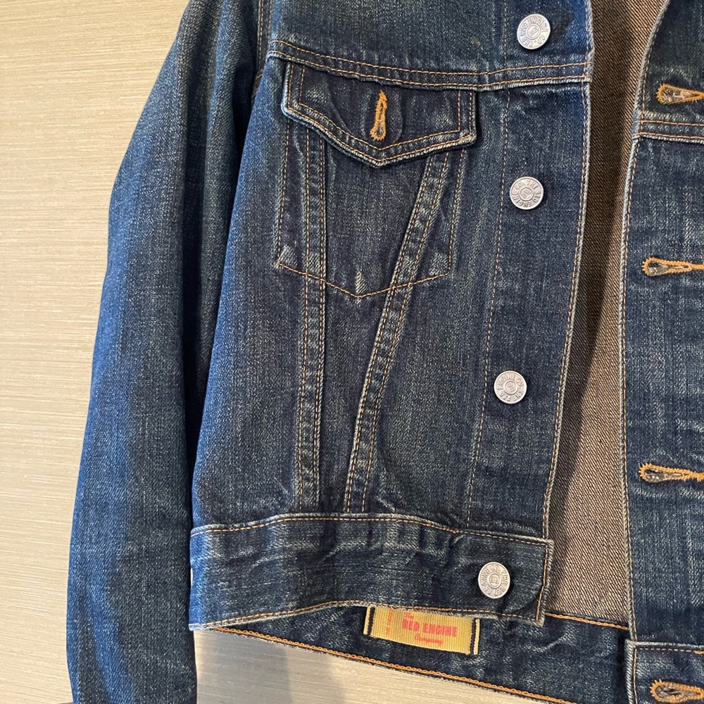 Red Engine Denim Jacket - Picture 4 of 4